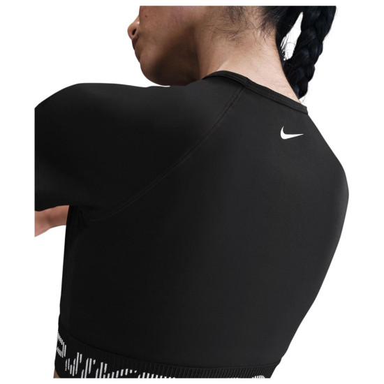 Nike Γυναικεία κοντομάνικη μπλούζα Dri-FIT Cropped Graphic Top